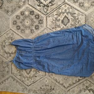 Old Navy Chambray spaghetti strap dress